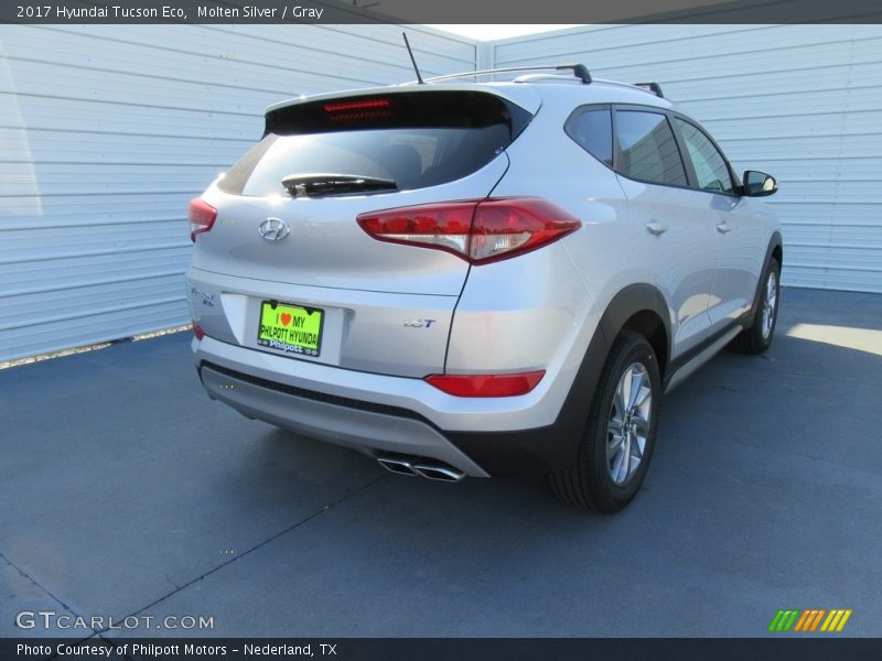 Molten Silver / Gray 2017 Hyundai Tucson Eco