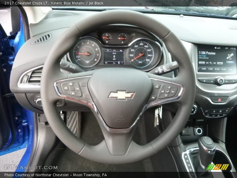 Kinetic Blue Metallic / Jet Black 2017 Chevrolet Cruze LT