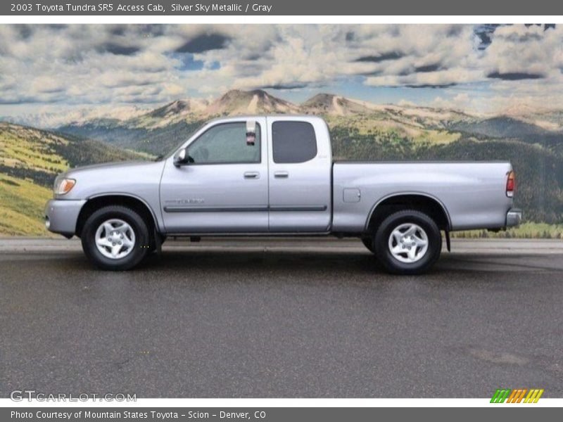 Silver Sky Metallic / Gray 2003 Toyota Tundra SR5 Access Cab