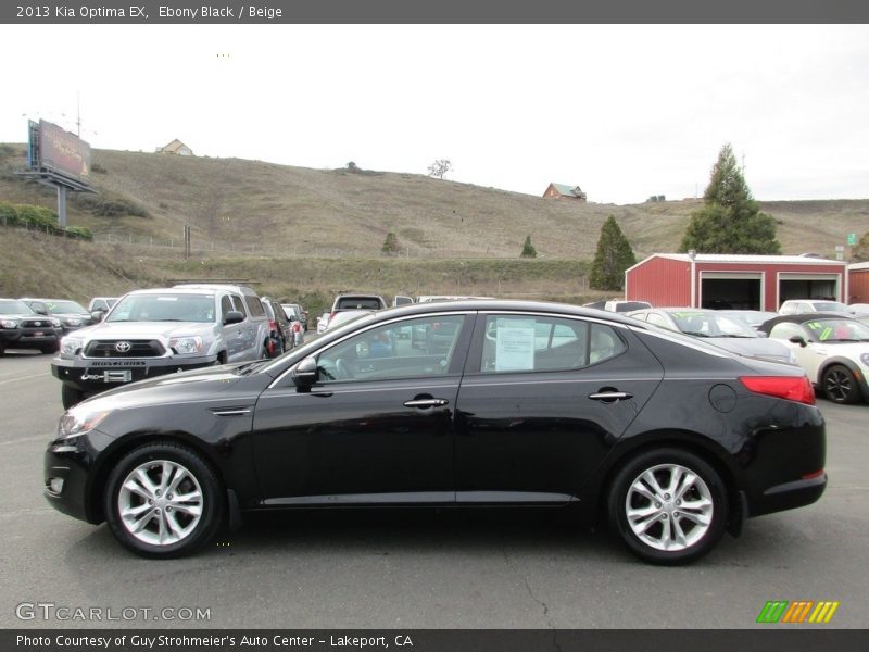 Ebony Black / Beige 2013 Kia Optima EX