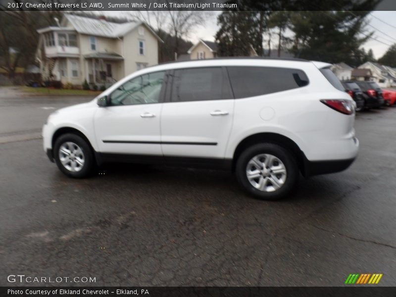 Summit White / Dark Titanium/Light Titanium 2017 Chevrolet Traverse LS AWD
