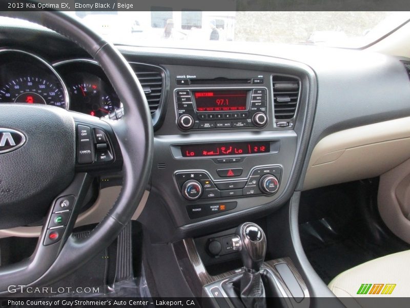 Ebony Black / Beige 2013 Kia Optima EX