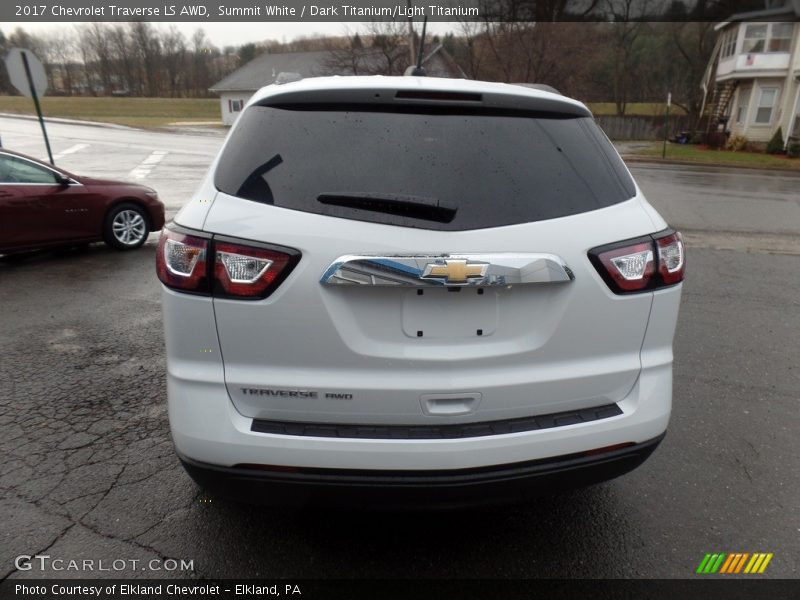 Summit White / Dark Titanium/Light Titanium 2017 Chevrolet Traverse LS AWD