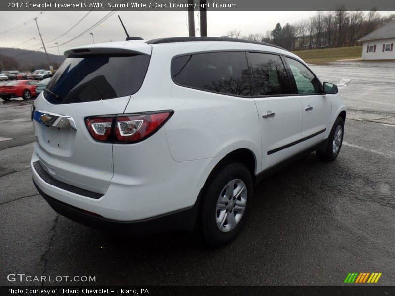 Summit White / Dark Titanium/Light Titanium 2017 Chevrolet Traverse LS AWD