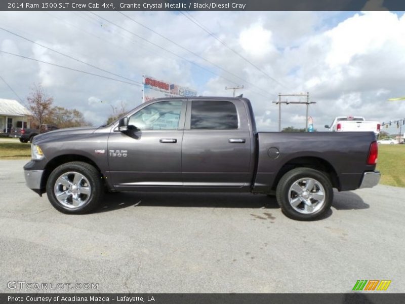 Granite Crystal Metallic / Black/Diesel Gray 2014 Ram 1500 SLT Crew Cab 4x4