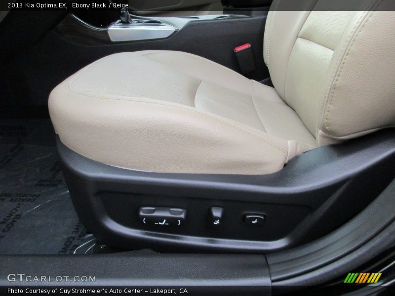 Ebony Black / Beige 2013 Kia Optima EX