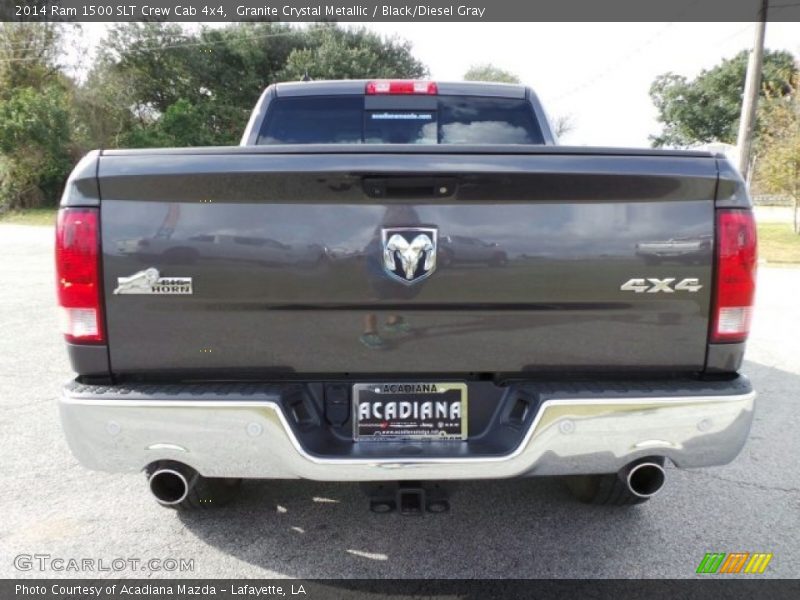 Granite Crystal Metallic / Black/Diesel Gray 2014 Ram 1500 SLT Crew Cab 4x4
