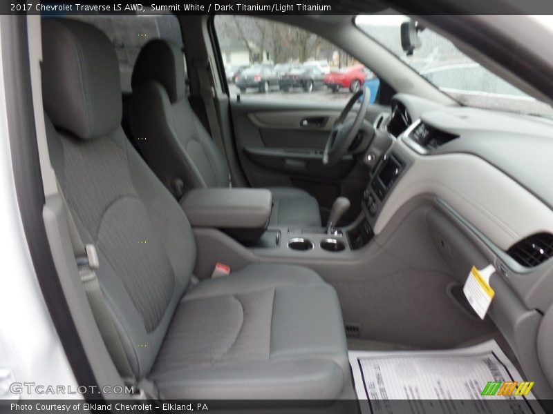 Summit White / Dark Titanium/Light Titanium 2017 Chevrolet Traverse LS AWD