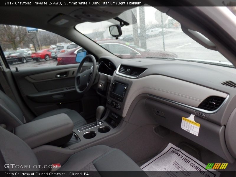 Summit White / Dark Titanium/Light Titanium 2017 Chevrolet Traverse LS AWD