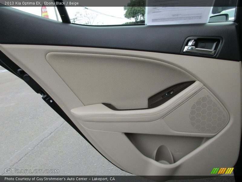 Ebony Black / Beige 2013 Kia Optima EX