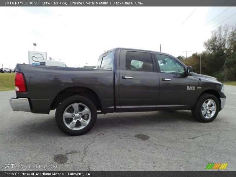Granite Crystal Metallic / Black/Diesel Gray 2014 Ram 1500 SLT Crew Cab 4x4