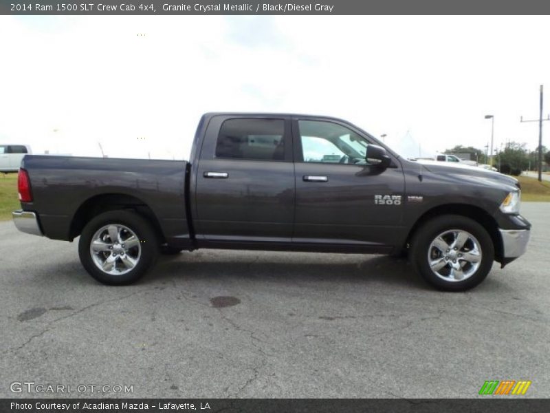 Granite Crystal Metallic / Black/Diesel Gray 2014 Ram 1500 SLT Crew Cab 4x4