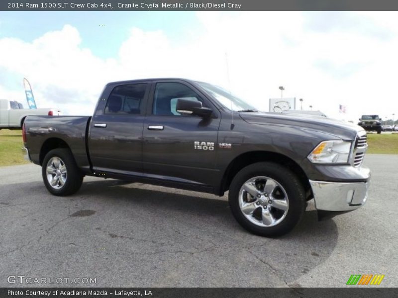 Granite Crystal Metallic / Black/Diesel Gray 2014 Ram 1500 SLT Crew Cab 4x4