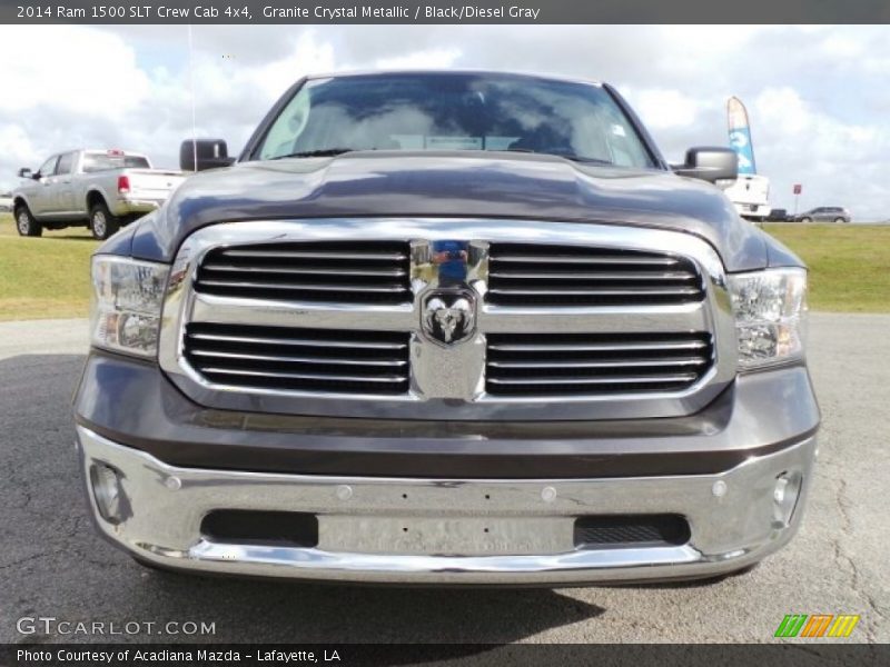 Granite Crystal Metallic / Black/Diesel Gray 2014 Ram 1500 SLT Crew Cab 4x4