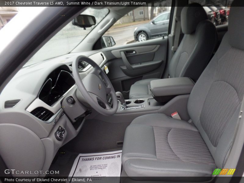 Summit White / Dark Titanium/Light Titanium 2017 Chevrolet Traverse LS AWD