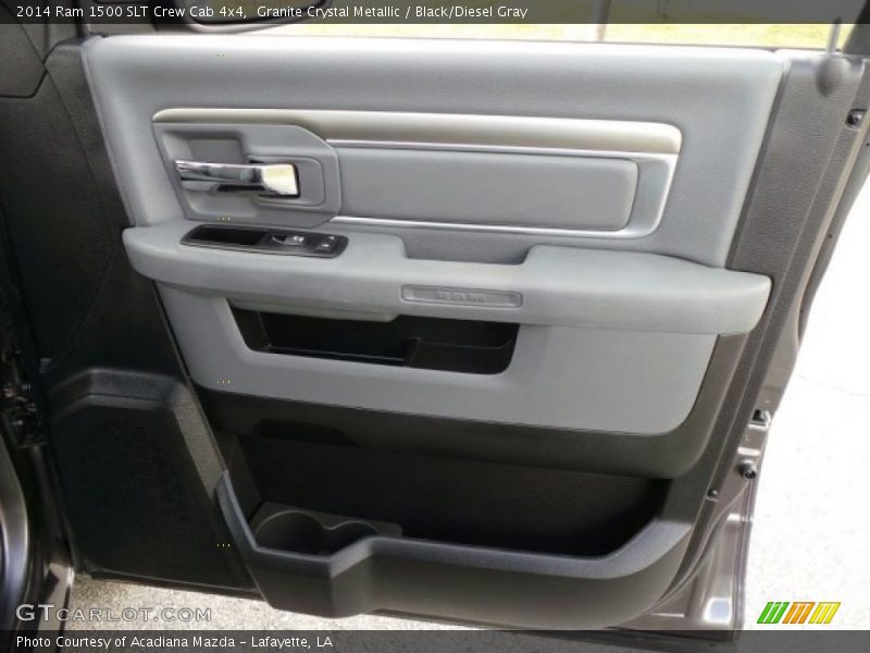 Granite Crystal Metallic / Black/Diesel Gray 2014 Ram 1500 SLT Crew Cab 4x4