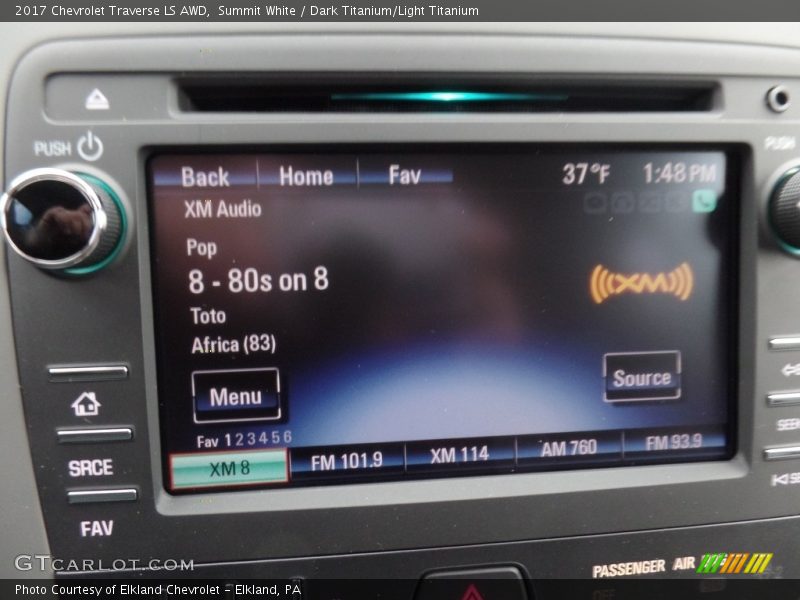 Summit White / Dark Titanium/Light Titanium 2017 Chevrolet Traverse LS AWD