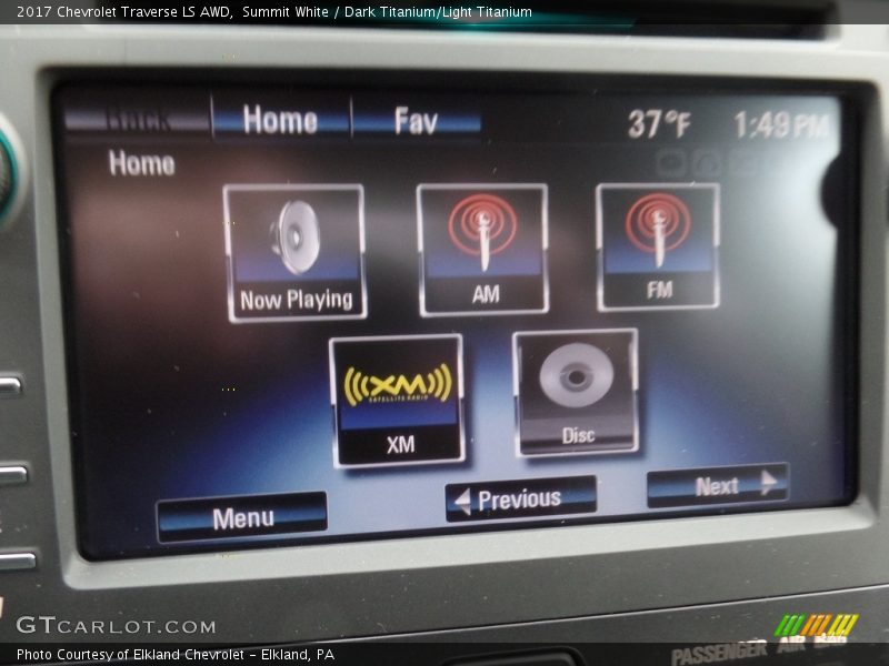 Summit White / Dark Titanium/Light Titanium 2017 Chevrolet Traverse LS AWD