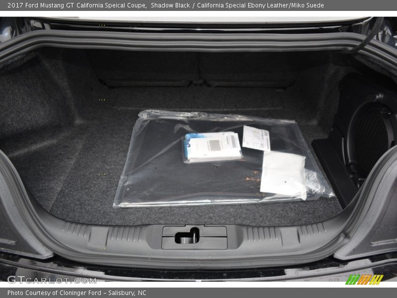  2017 Mustang GT California Speical Coupe Trunk