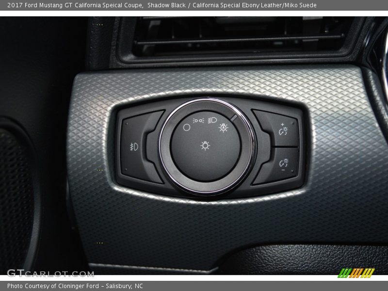 Controls of 2017 Mustang GT California Speical Coupe