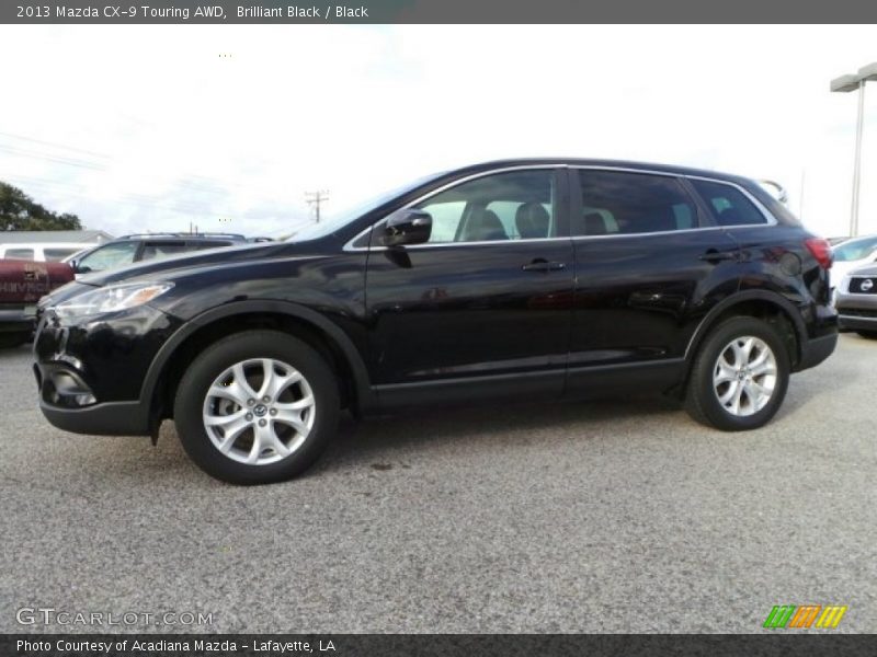 Brilliant Black / Black 2013 Mazda CX-9 Touring AWD