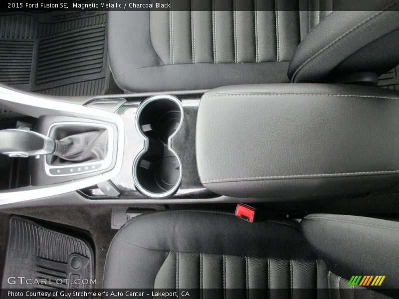 Magnetic Metallic / Charcoal Black 2015 Ford Fusion SE