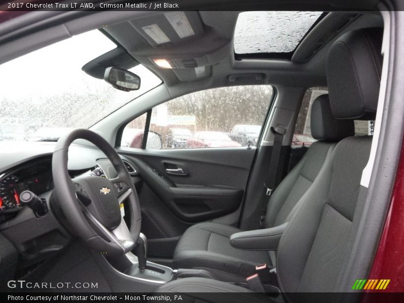 Crimson Metallic / Jet Black 2017 Chevrolet Trax LT AWD