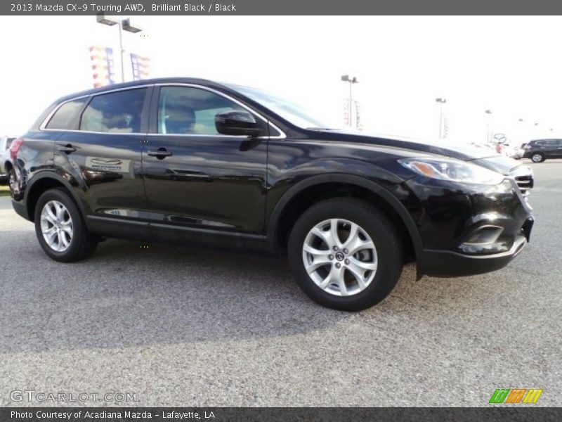 Brilliant Black / Black 2013 Mazda CX-9 Touring AWD