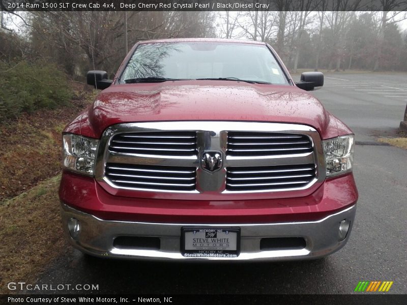 Deep Cherry Red Crystal Pearl / Black/Diesel Gray 2014 Ram 1500 SLT Crew Cab 4x4