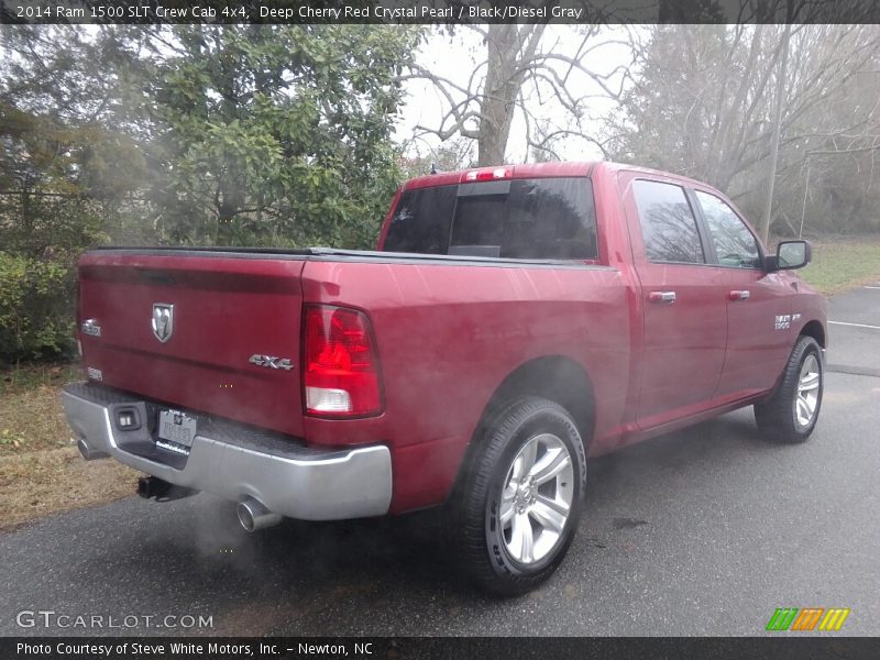 Deep Cherry Red Crystal Pearl / Black/Diesel Gray 2014 Ram 1500 SLT Crew Cab 4x4