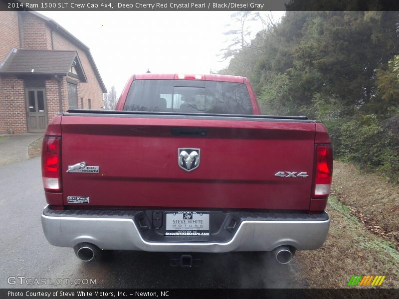 Deep Cherry Red Crystal Pearl / Black/Diesel Gray 2014 Ram 1500 SLT Crew Cab 4x4
