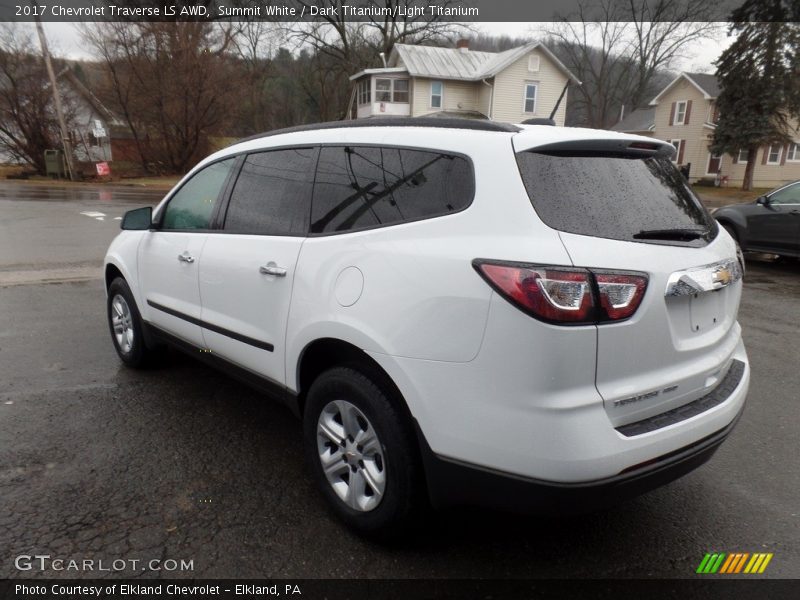 Summit White / Dark Titanium/Light Titanium 2017 Chevrolet Traverse LS AWD