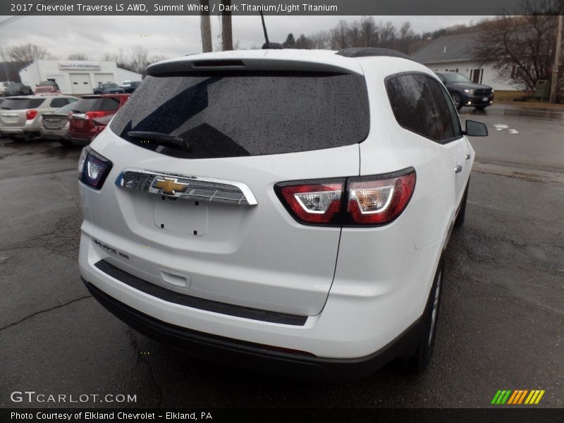 Summit White / Dark Titanium/Light Titanium 2017 Chevrolet Traverse LS AWD