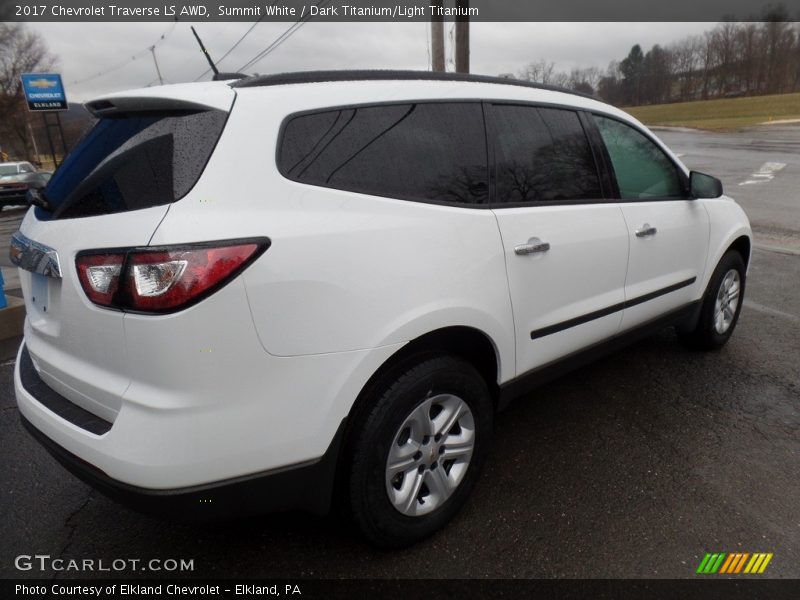 Summit White / Dark Titanium/Light Titanium 2017 Chevrolet Traverse LS AWD