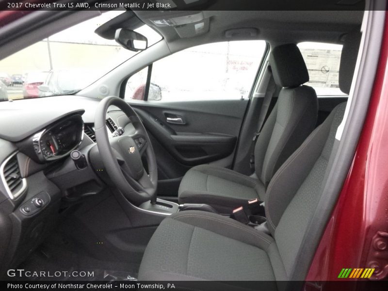 Crimson Metallic / Jet Black 2017 Chevrolet Trax LS AWD