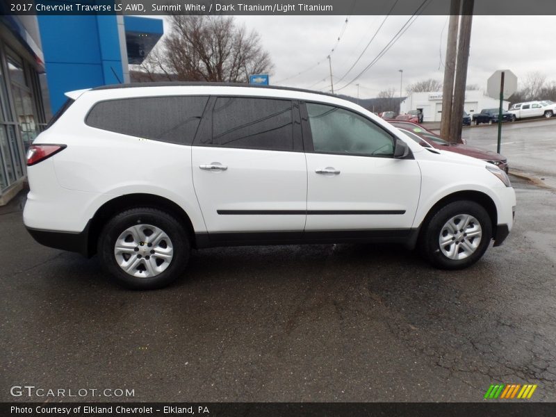 Summit White / Dark Titanium/Light Titanium 2017 Chevrolet Traverse LS AWD