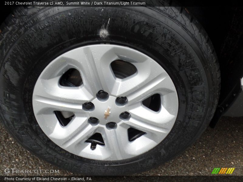 Summit White / Dark Titanium/Light Titanium 2017 Chevrolet Traverse LS AWD
