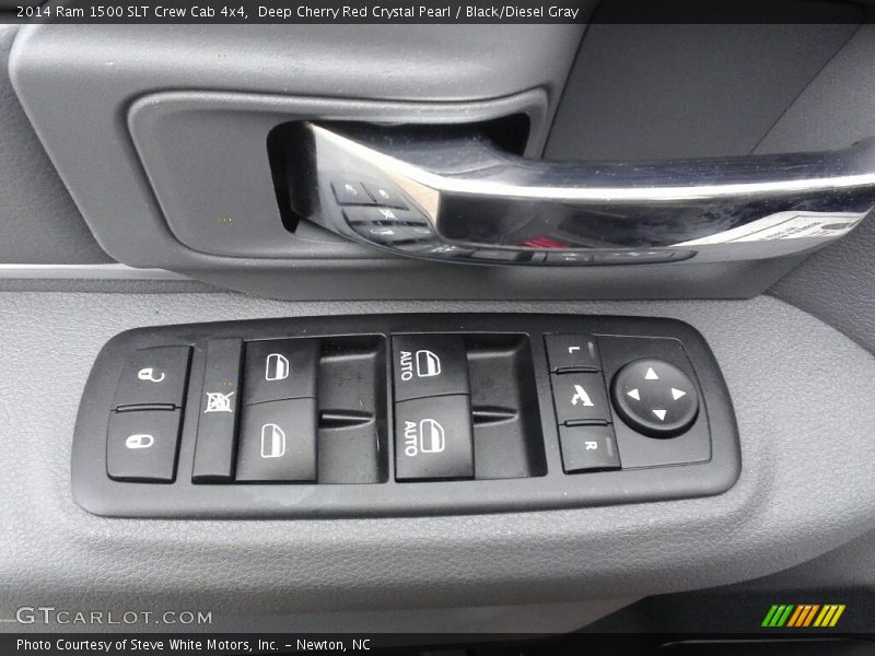 Deep Cherry Red Crystal Pearl / Black/Diesel Gray 2014 Ram 1500 SLT Crew Cab 4x4