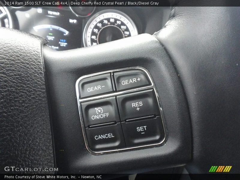 Deep Cherry Red Crystal Pearl / Black/Diesel Gray 2014 Ram 1500 SLT Crew Cab 4x4