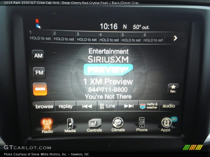 Deep Cherry Red Crystal Pearl / Black/Diesel Gray 2014 Ram 1500 SLT Crew Cab 4x4