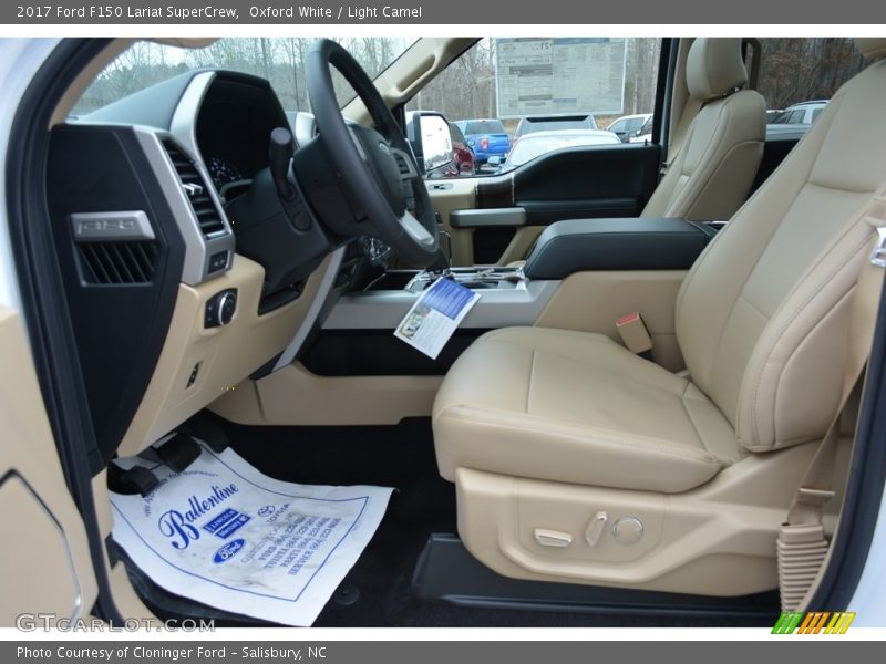 Front Seat of 2017 F150 Lariat SuperCrew