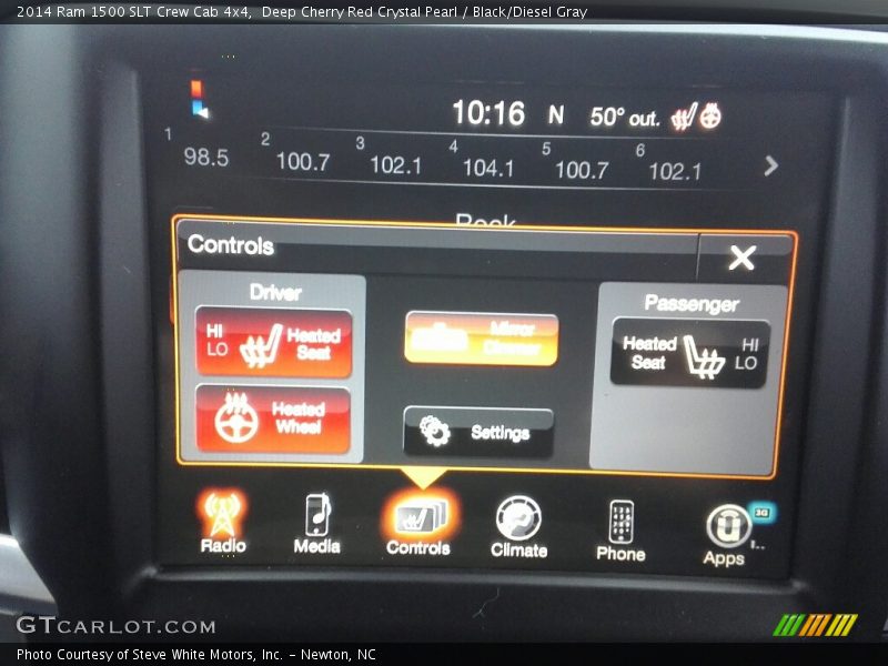 Deep Cherry Red Crystal Pearl / Black/Diesel Gray 2014 Ram 1500 SLT Crew Cab 4x4