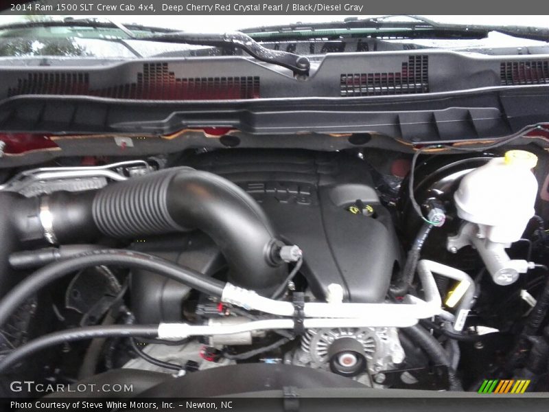 Deep Cherry Red Crystal Pearl / Black/Diesel Gray 2014 Ram 1500 SLT Crew Cab 4x4