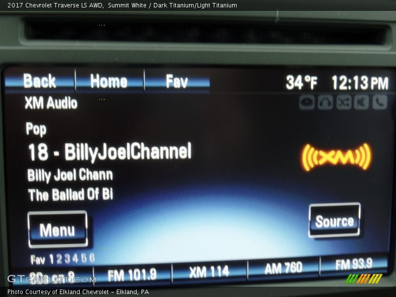 Summit White / Dark Titanium/Light Titanium 2017 Chevrolet Traverse LS AWD