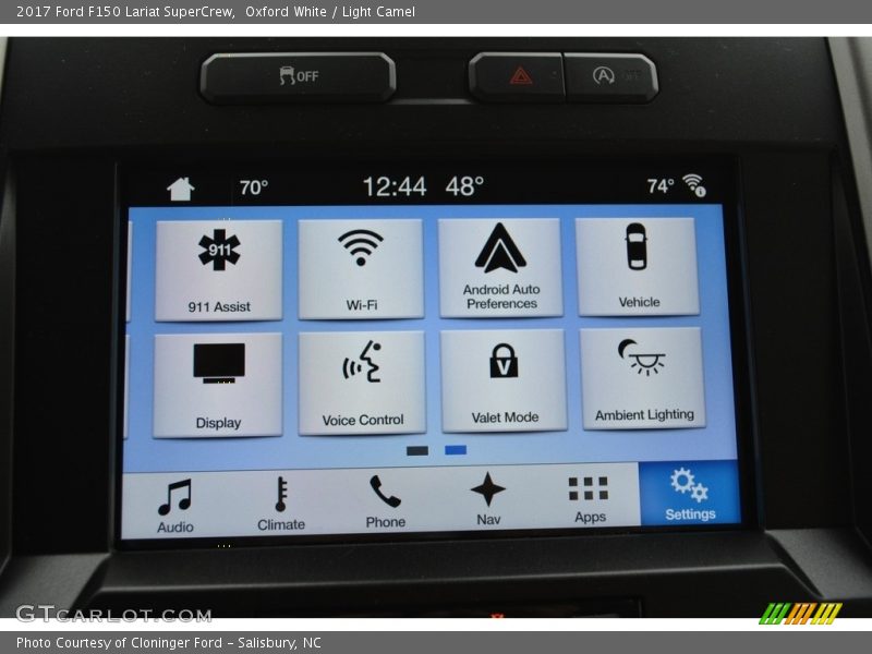 Controls of 2017 F150 Lariat SuperCrew