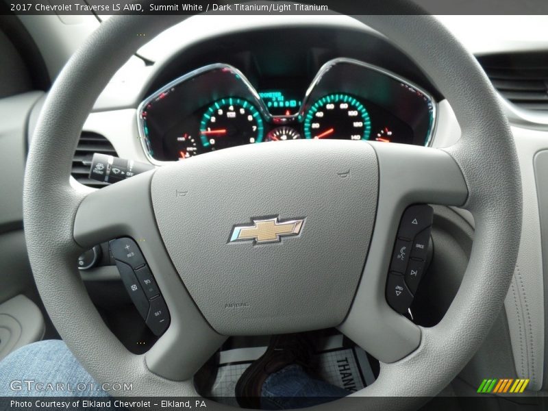 Summit White / Dark Titanium/Light Titanium 2017 Chevrolet Traverse LS AWD