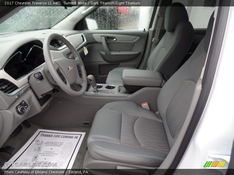 Summit White / Dark Titanium/Light Titanium 2017 Chevrolet Traverse LS AWD