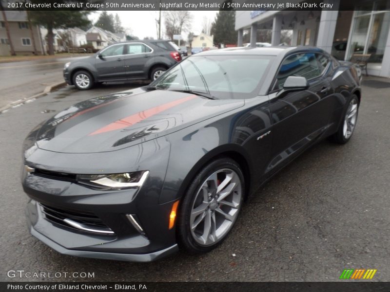 Nightfall Gray Metallic / 50th Anniversary Jet Black/Dark Gray 2017 Chevrolet Camaro LT Coupe 50th Anniversary