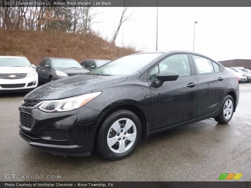 Mosaic Black Metallic / Jet Black 2017 Chevrolet Cruze LS