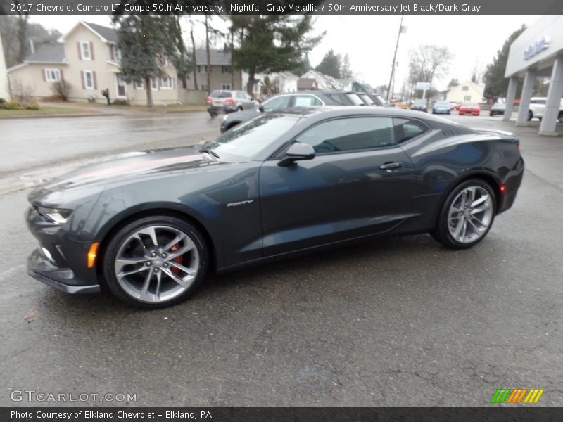Nightfall Gray Metallic / 50th Anniversary Jet Black/Dark Gray 2017 Chevrolet Camaro LT Coupe 50th Anniversary